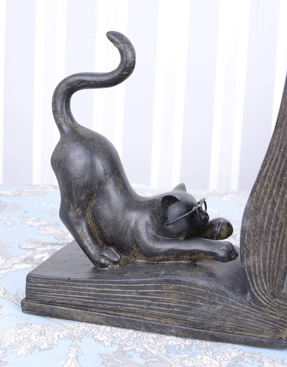 Buchstützen Katzen Kätzchen Cat Figuren Ständer DVD Tiere Buchhalter Bücherregal CW035 Palazzo Exclu