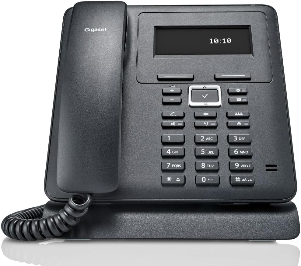 Gigaset Maxwell Basic - leistungsstarkes Desktop-Telefon mit professionellen Funktionen für jedes Un