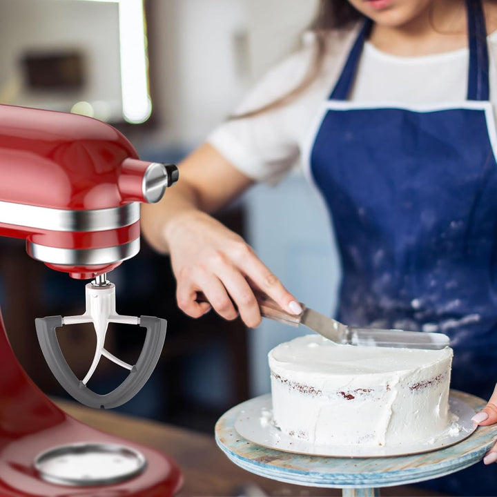 Coolcook Flachrührer Zubehör für Kitchenaid-Mixer, 4,5-5 Quart für Kitchen Aid Stand Mixer Küchenmas