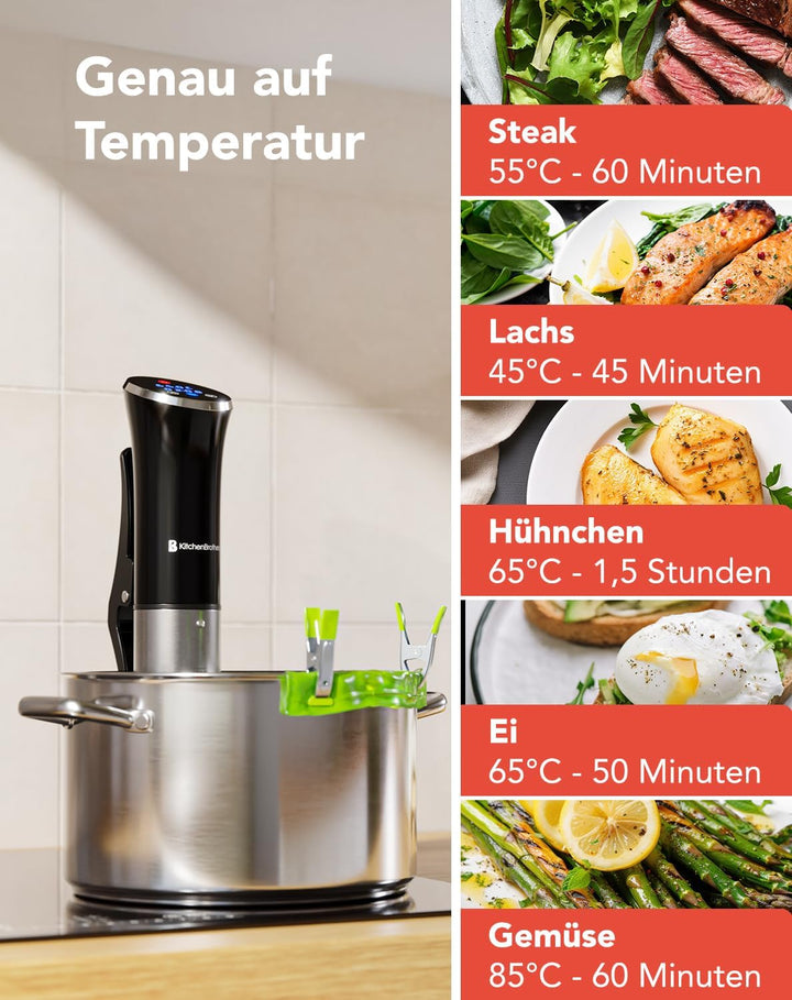 KitchenBrothers Sous Vide Garer - Sous Vide Stick - Souvidestab - Souvidgarer - Suvit Garer - Suvide