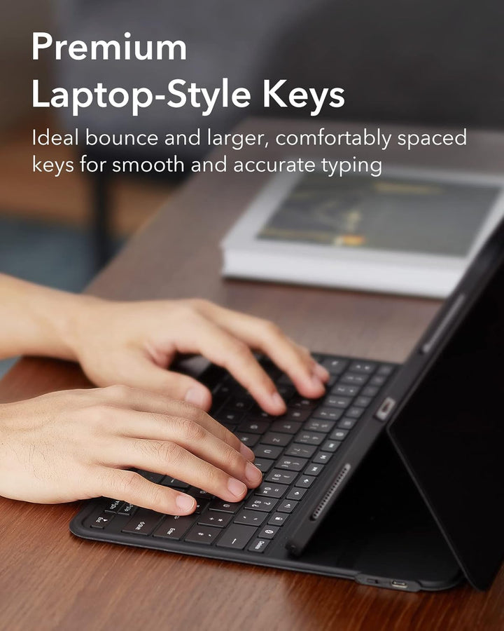 ESR Ascend Tastatur Hülle Lite, iPad kompatibel mit iPad Pro 12.9 2022/2021, magnetische abnehmbare