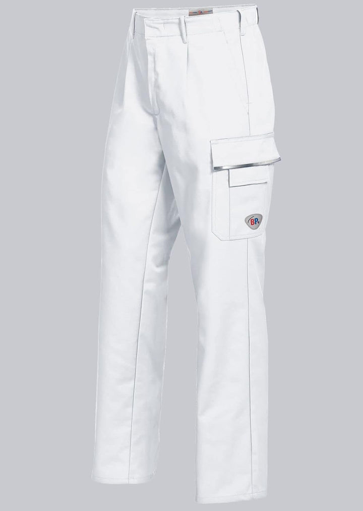 BP 1605-559-21-46l Arbeitshosen, mit elastischem Rückenteil, 245,00 g/m² Stoffmischung, weiss, 46l 4