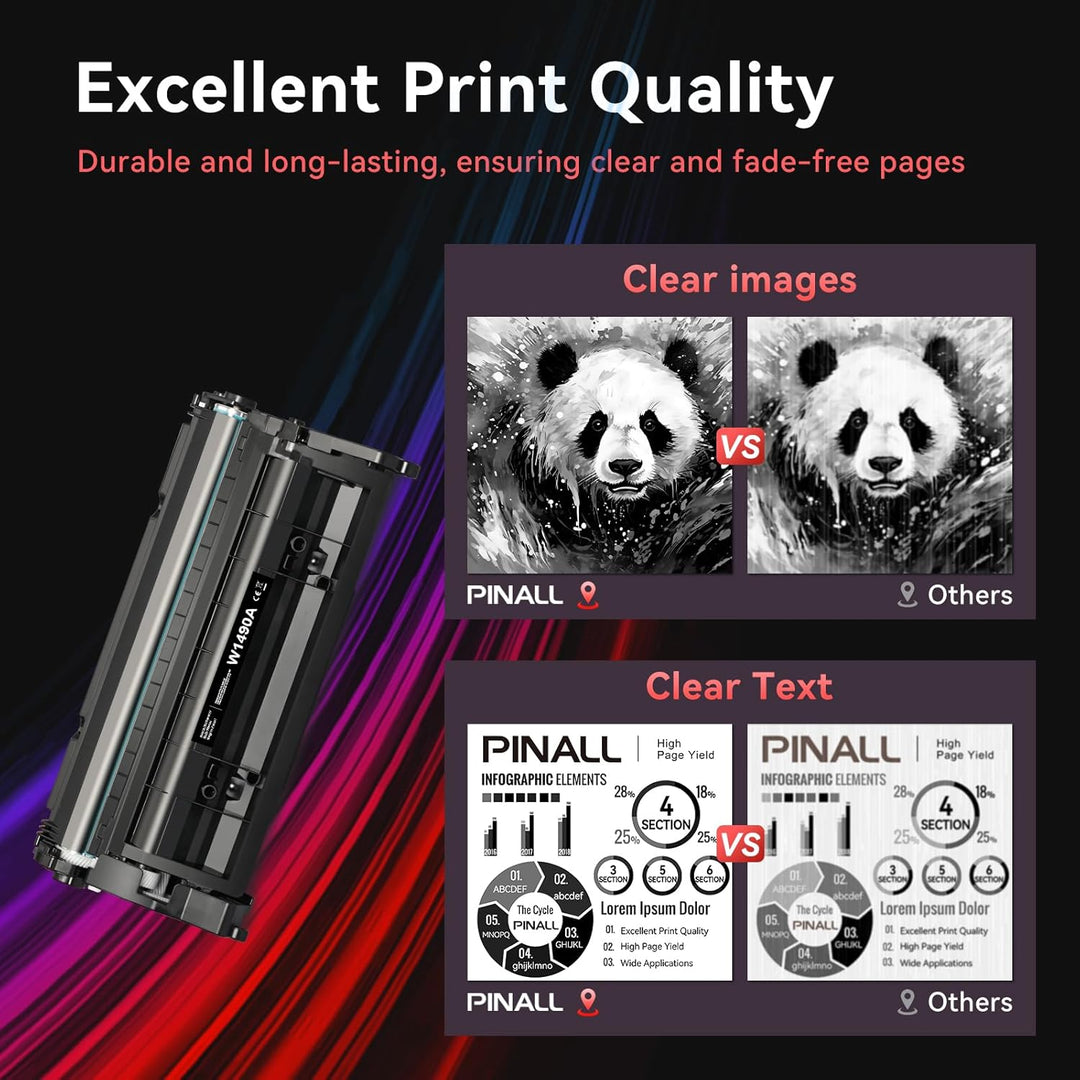 PINALL 149A W1490A(MIT CHIP) Toner Ersatz für 149a w1490a 149X W1490X Toner für HP Laserjet Pro 4002