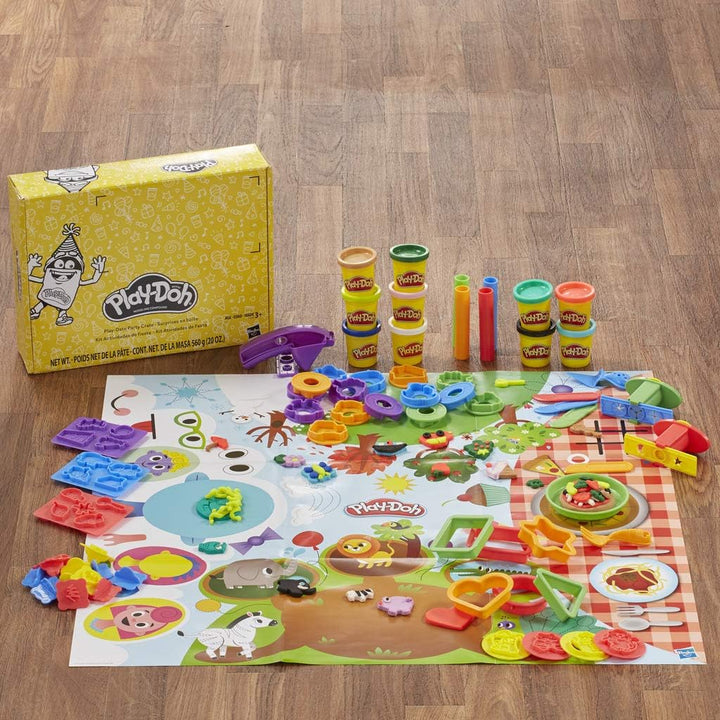 Hasbro Play-Doh E2542F03 Grosse Knetparty, Knete, Mehrfarbig Single, Single