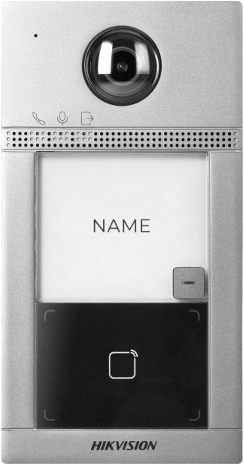 Hikvision DS-KV8113-WME1(C) Einfamilien-WLAN/IP-Aussenstation aus Metall für den eigenständigen Betr