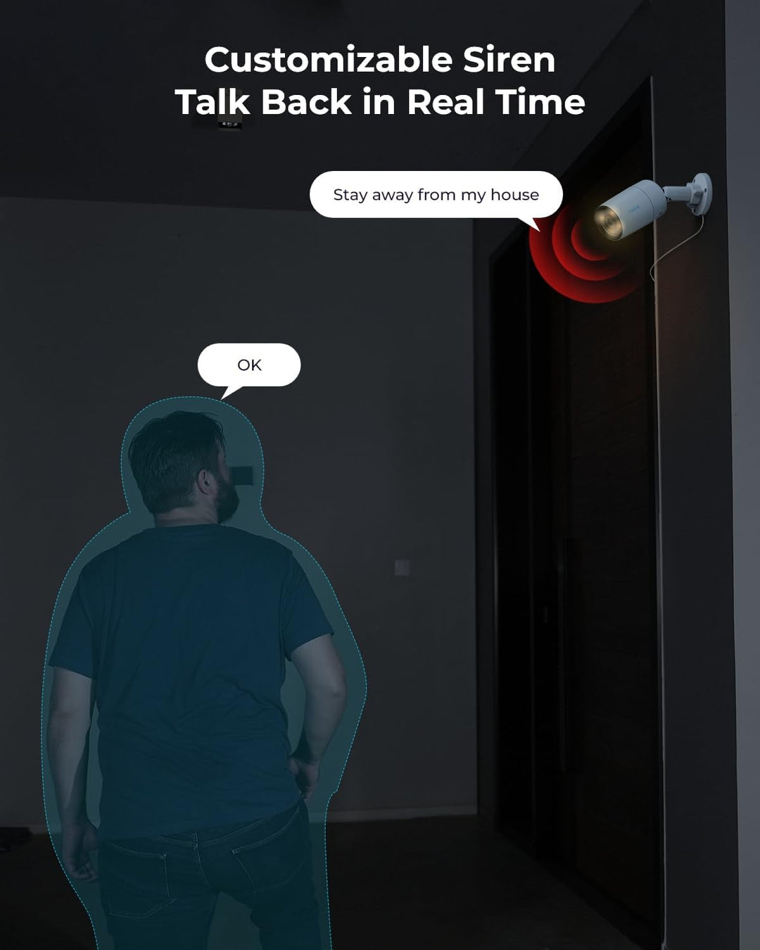 Reolink 4MP 2K PoE Überwachungskamera Aussen mit Echte Vollfarbnachtsicht, Smarte PoE IP Kamera Outd