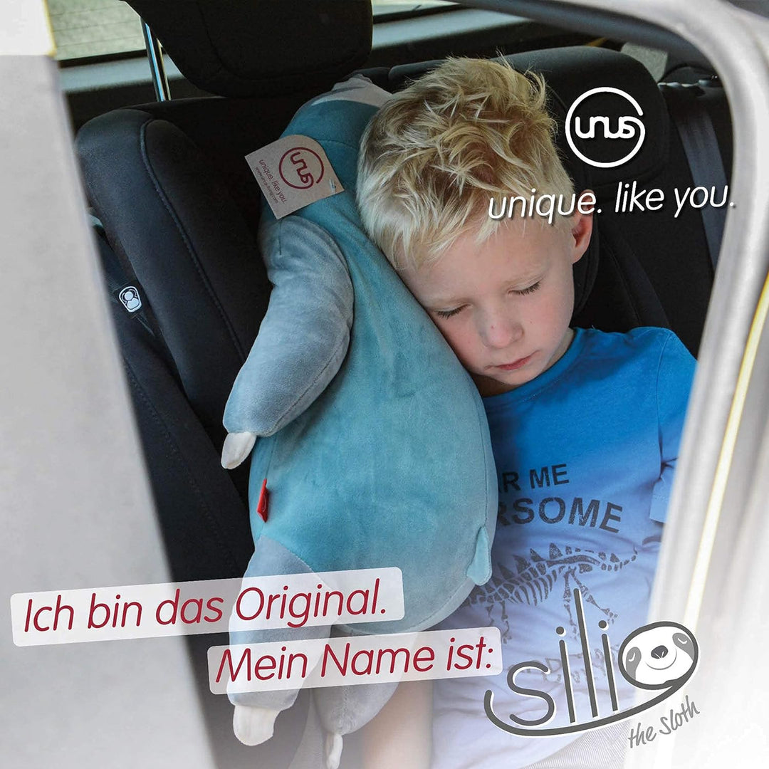 UNUS Seitenschläferkissen Stillkissen Lagerungskissen Faultier Kissen für Kinder Dekoration extrem w