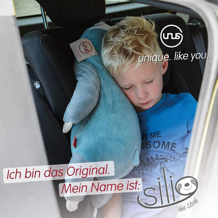 UNUS Seitenschläferkissen Stillkissen Lagerungskissen Faultier Kissen für Kinder Dekoration extrem w