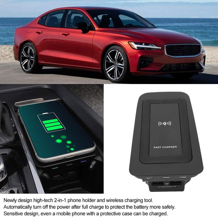 Drahtlose Ladeplatte Für Autos Kfz Ladegeräte Kabellose Car Wireless Charger Auto Ladegerät Wireless