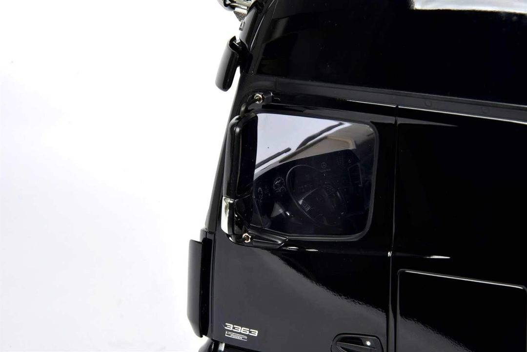 TAMIYA 300056348 56348 Mercedes-Benz Fahrzeug 1:14 RC MB Actros 3363 Giga Sp. 6x4, schwarz