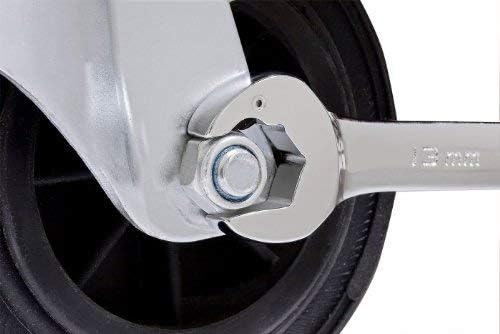 Kraftwerk 3401-54 12-teilig D-Clickraft Gari-schlüsselkoffer, Chrome, Red