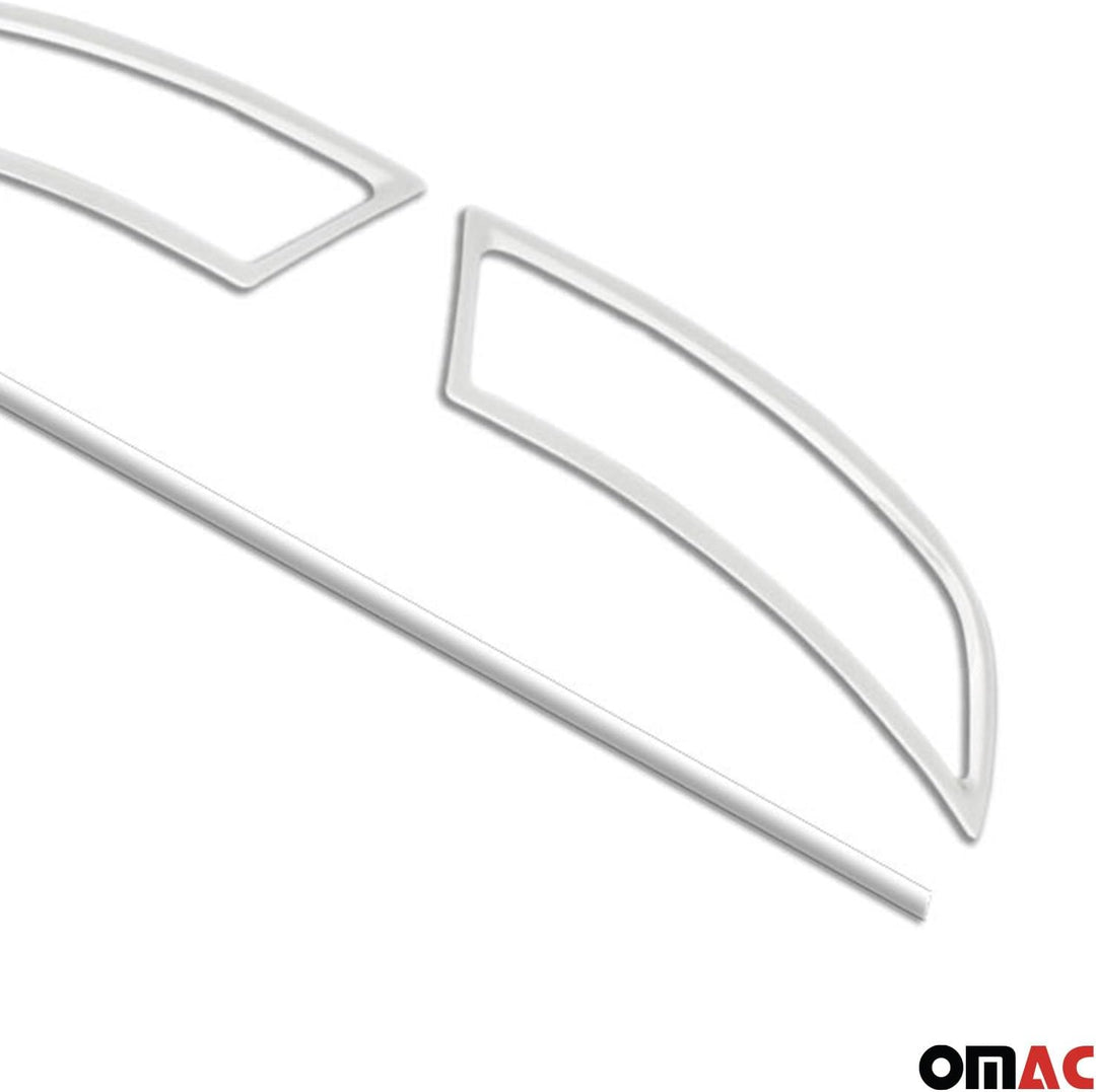 Auspuffblende Auspuff Endrohr Leiste Kompatibel mit Superb ab 2015 Edelstahl Chrom