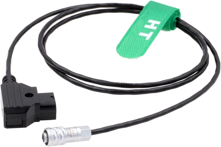 HangTon BMPCC 4K 6K Pro 2 Pin D-Tap P-Tap Stromkabel für Blackmagic Design Stativ Gimbal 2M, V-Mount