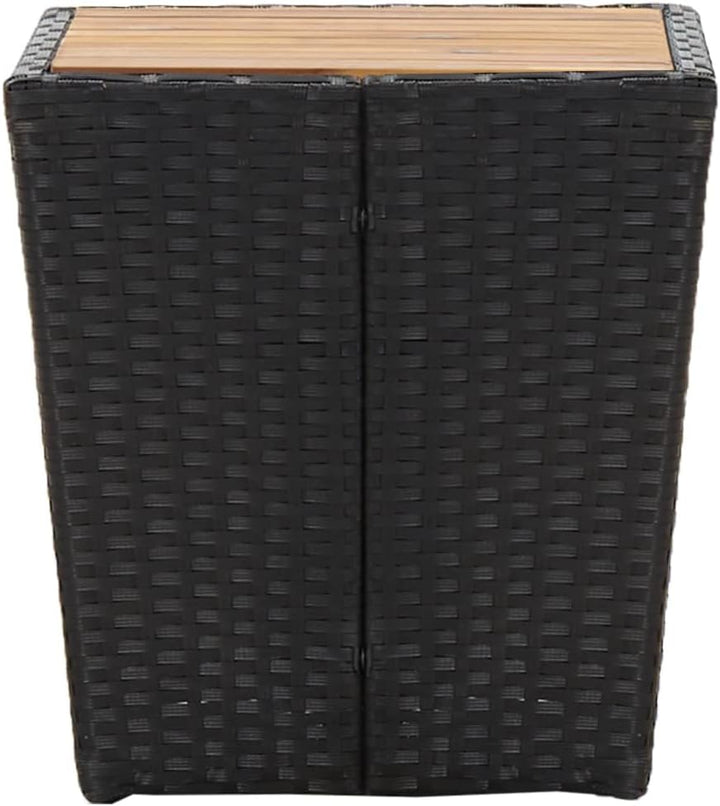 FIRBNUS 41.5x41.5x43 cm Beistelltisch Couchtisch Balkontisch Kompaktes Design Dining Table Kaffeetis