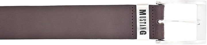 MUSTANG Herren Ledergürtel MG2164L15 40mm Gürtelbreite Schwarz Braun 80-115cm W100 Dark Brown 0691,