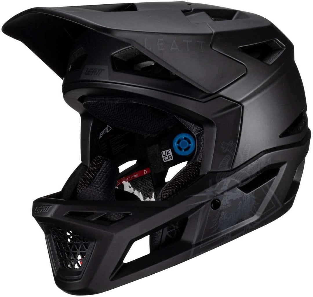 Leatt Unisex-Adult MTB Gravity 4.0 V23 Helmet XL Stealth, XL Stealth