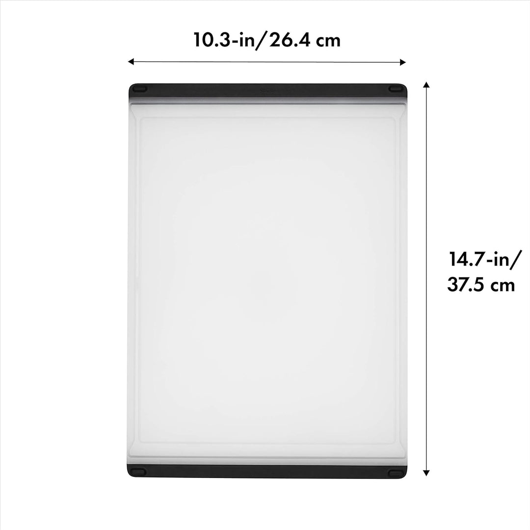 OXO Good Grips Schneidebrett, Kunststoff, 37,3 x 26,2 cm Mehrzweck-Schneidebrett, Mehrzweck-Schneide