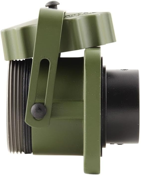 HELLA 8JB 001 935-031 Steckdose - Stecker: Crimpkontakt/Lötstiftkontakt - Aluminium - nato-oliv