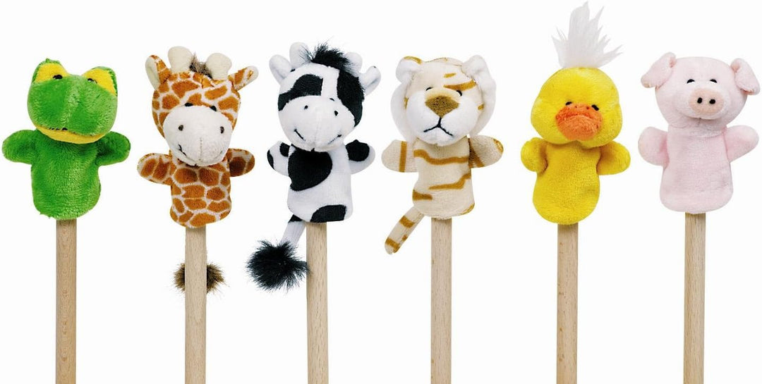 Goki Toys PURES 15418 - Fingerpuppen, 6 Stück