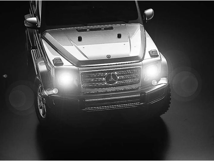 TAMIYA TAM58675 - 1:10 RC MB G-Klasse G500 (CC-02), Bausatz, zum Zusammenbauen, bebilderte Aufbauanl