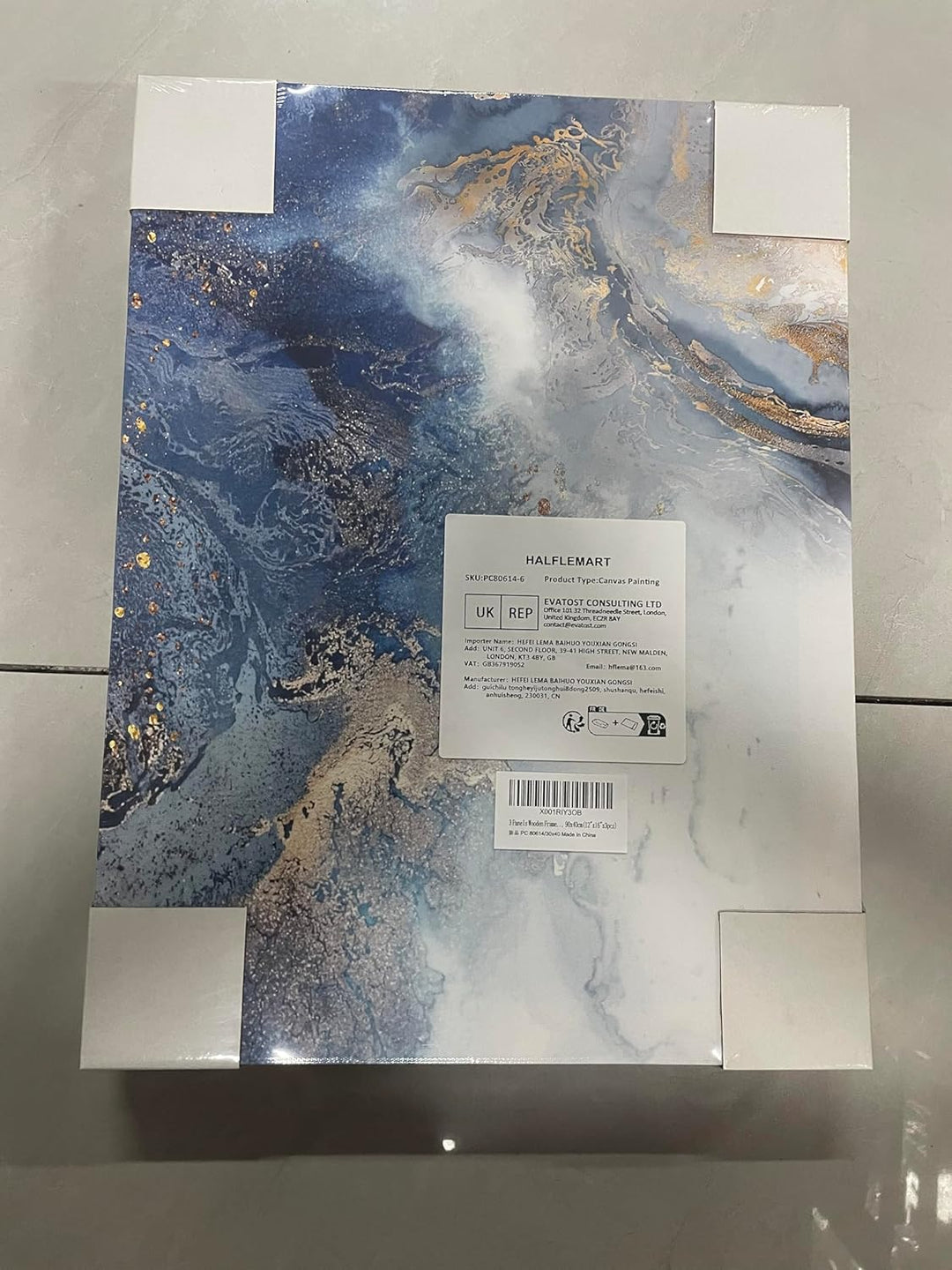 3 Pcs Mit Rahmen Goldgrüner Ozean Leinwand Bilder Krachende Wellen Bild auf Leinwand Malerei Poster