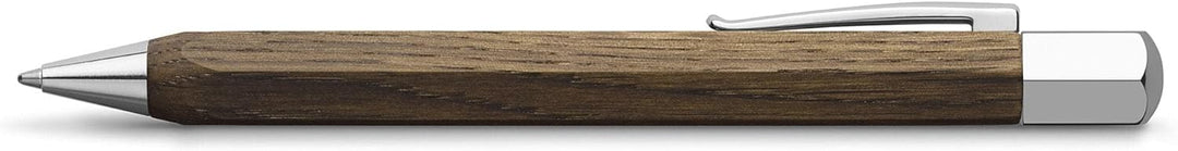 Faber-Castell 147508 - Drehkugelschreiber Ondoro Räuchereiche, Stärke: M, Schaftfarbe: braun