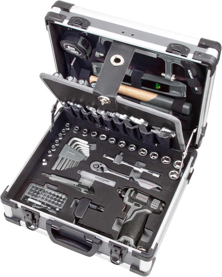 Kraftwerk 202152000 Werkzeugkoffer mit Akkuschrauber