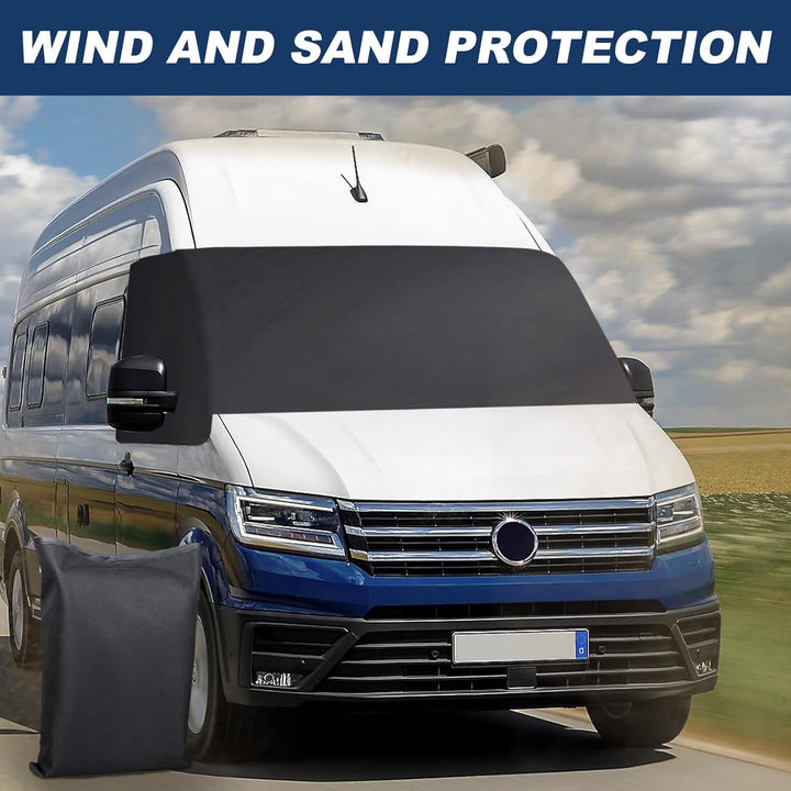 Opaltool Auto Windschutzscheiben Abdeckung für 2018-2023 VW Crafter Grand California, 600D Frontsche