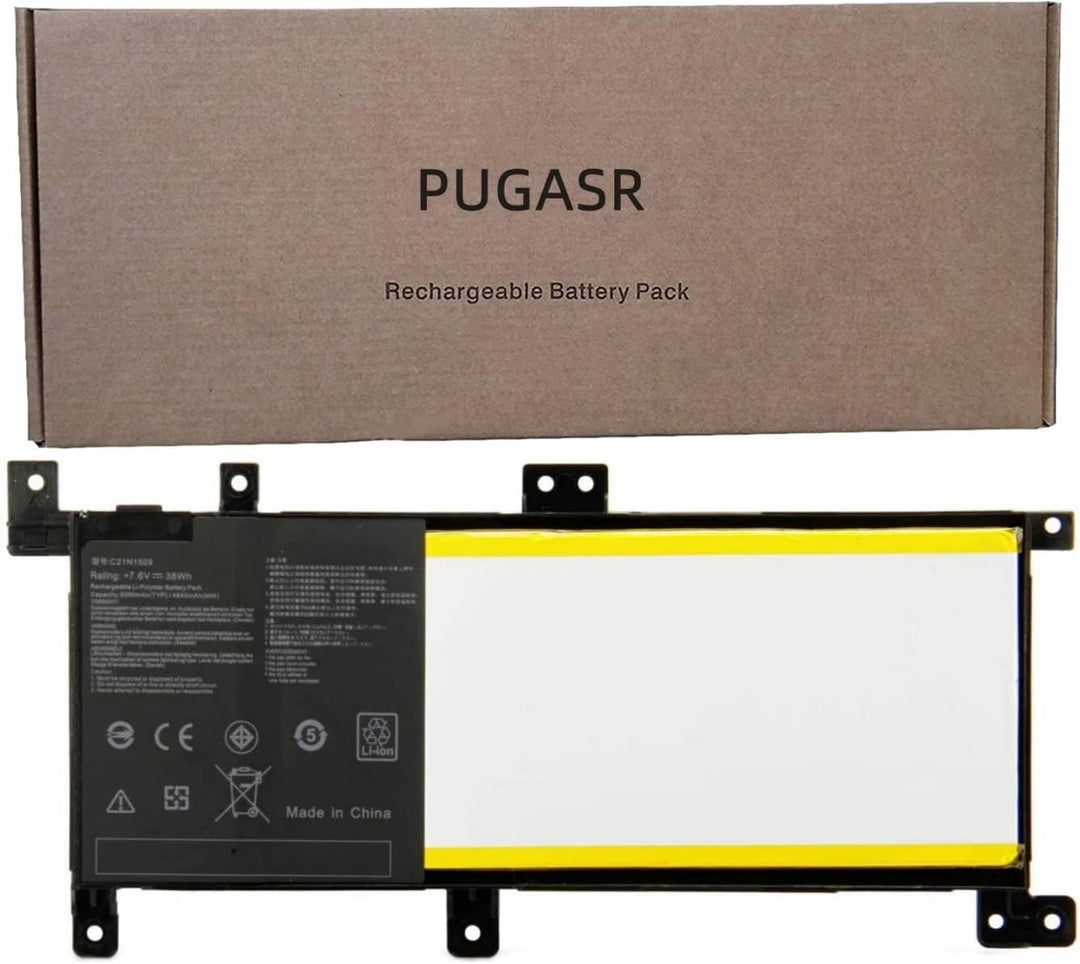 PUGASR C21N1509 Laptop Akku Kompatibel mit Asus Vivobook X556UA X556UB X556UF X556UJ X556UQ X556UR X