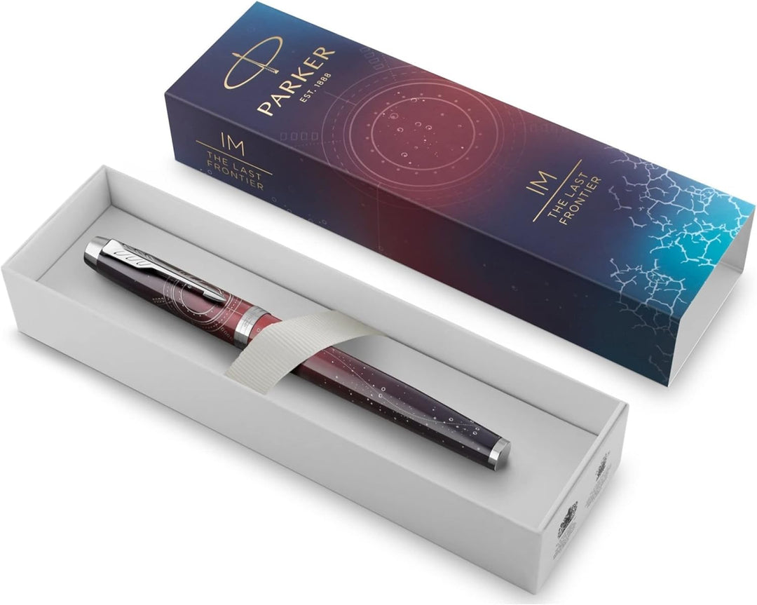 PARKER 2152995 Füller IM Premium Special Edition Portal (Red) M Blau Rot, Rot