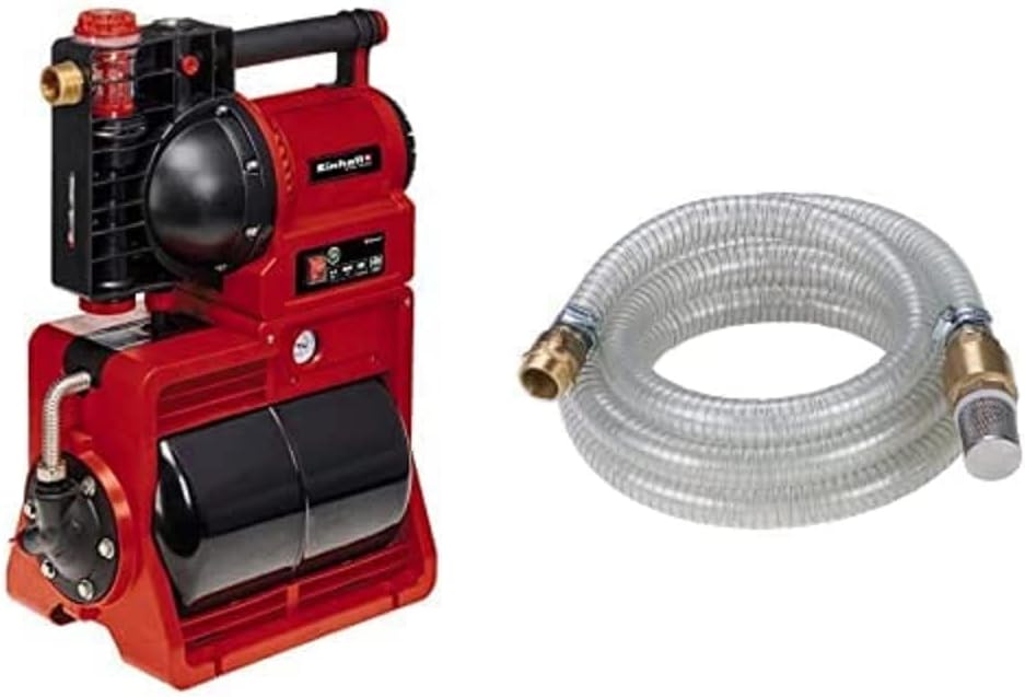 Einhell Hauswasserwerk GE-WW 1145 ECO (1.100 W, 4500 L/h max. Fördermenge, 20 l-Tank, Schmutz-/Sauga