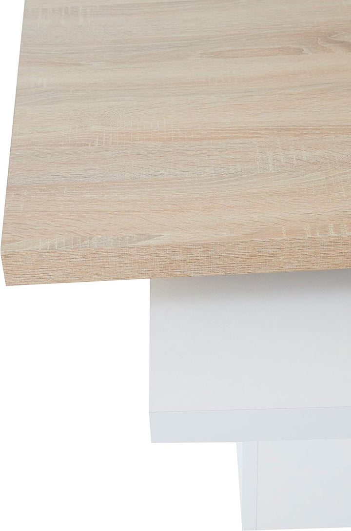 Alfa-Tische Tango Couchtisch, Holz, Sonoma Eiche, 70x70x42 cm