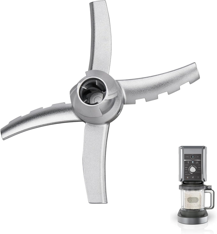 Ersatz Paddelklinge kompatibel mit Ninja Creami NC500 Serie Eismaschine – Edelstahl-Mischklingen für