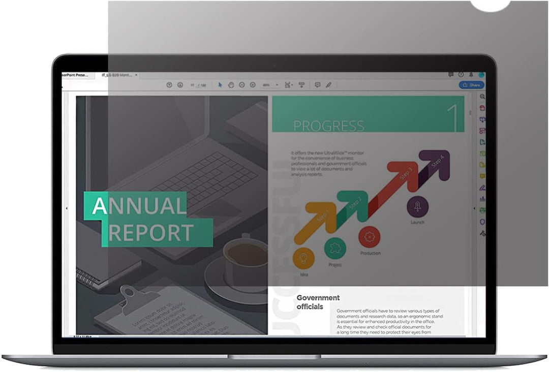 Lonkenn 15.6 Zoll Laptop Privacy Filter, Premium Blickschutzfilter, Robust und Wiederverwendbar, Pri