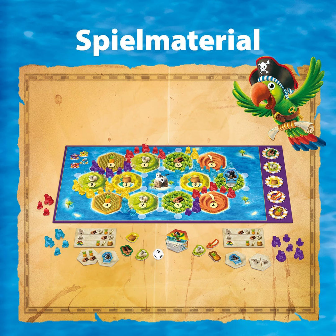 KOSMOS 697495 Catan Junior, Brettspiel für Kinder ab 6 Jahre, Kinderspiel-Variante von Siedler von C