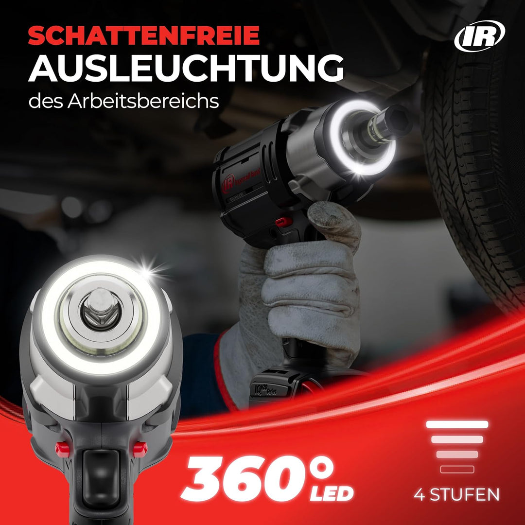 Ingersoll Rand W7172-3/4" 20V Akku Schlagschrauber, Professioneller Akkuschrauber klein und leicht,