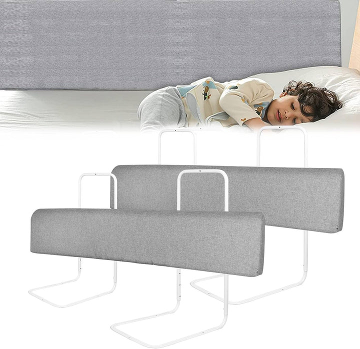 LZQ 2X Bettgitter Rausfallschutz Bettschutzgitter Kinderbettgitter Bettkantenschutz Schutzgitter Bet