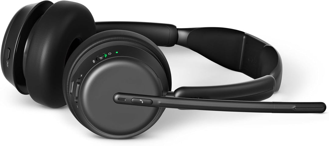 EPOS IMPACT 1060 Hochwertiges Büro-Bluetooth Headset - Beidseitig, EPOS AI verbesserte Sprachaufnahm