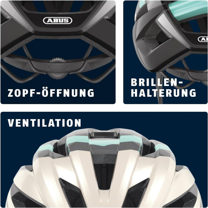 ABUS Rennradhelm StormChaser - Leichter und komfortabler Fahrradhelm für professionellen Radsport fü