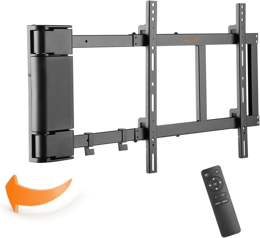 mywall HP29L Elektrische Wandhalterung für Flachbildfernseher 32-60 Zoll (81-152cm) Tragkraft 40 Kg