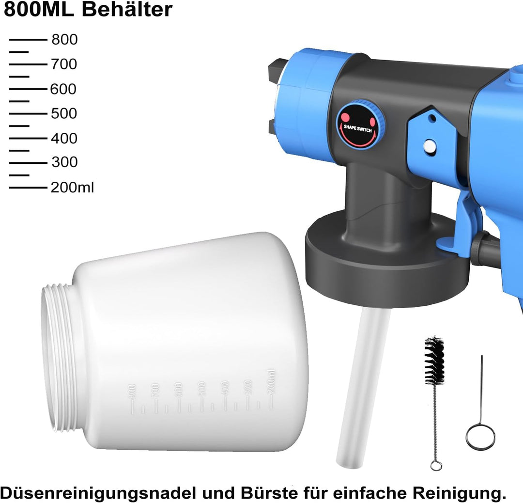 Akku Farbsprühsystem 18V mit 1500mAh Akku
