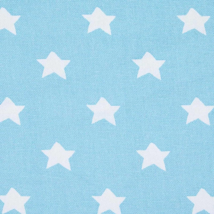 Homescapes Kindervorhang Junge Kinderzimmer Ösenvorhang Dekoschal Stars 2er Set blau 137 x 228cm (Br