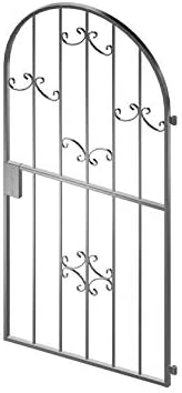 Gartentor Saturn Rundbogen Metalltor Gartenpforte Gartentür verzinkt 1990x960 mm
