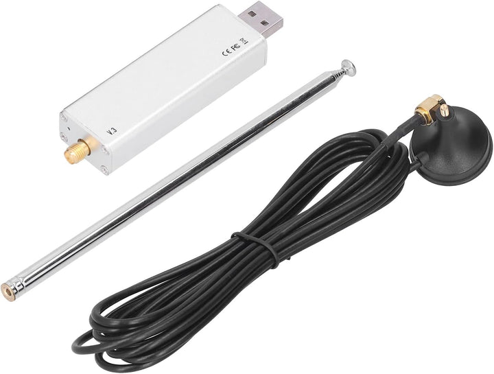 RTL SDR R820T2 V3 RTL2832U Tuner + Antenne + Antennenbasis-Kit FüR Radio-Scanning