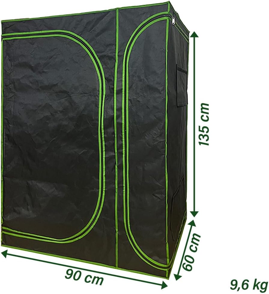 Grow Zelt für Pflanzen Zuchtzelt Gewächshaus Box Zuchtschrank Garten Anzucht Gemüse Kräuter Grow Sch