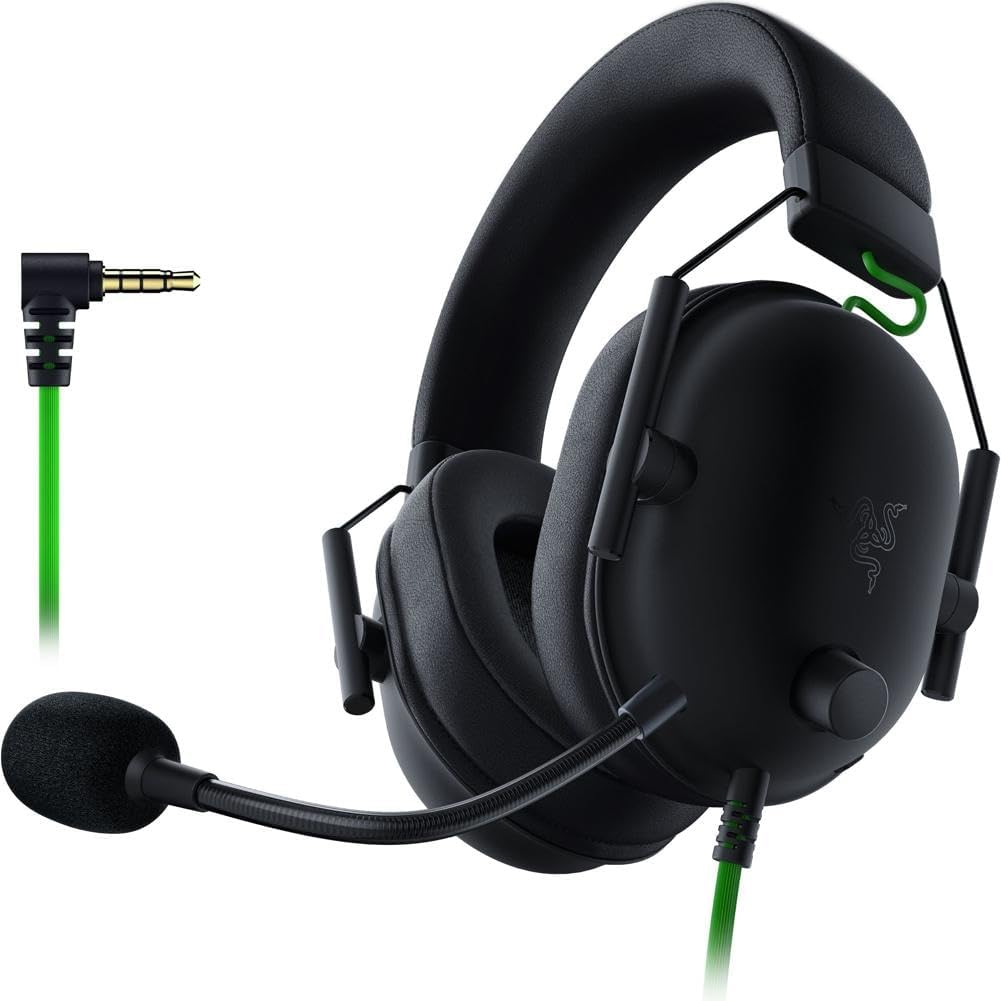 Razer BlackShark V2 X Gaming-Headset: 7.1 Surround Sound – 50 mm Treiber – Memory-Schaumstoff-Kissen
