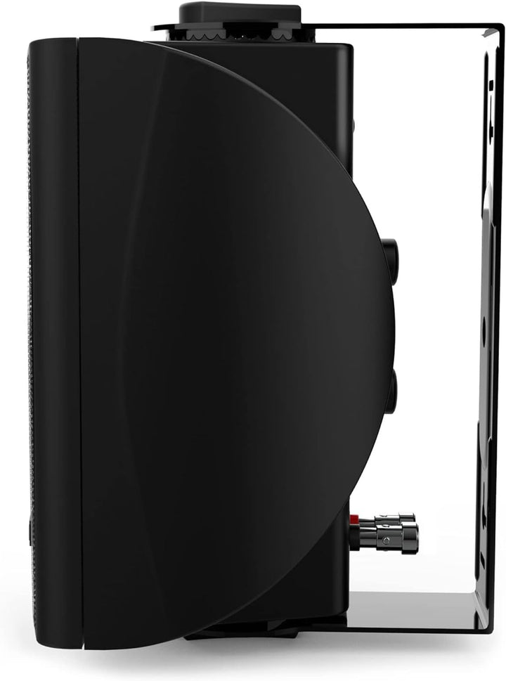 Audibax Elipse 4 Altavoces HiFi Estantería/Pared 4" 2 Vías Con Soportes. Negros Pareja