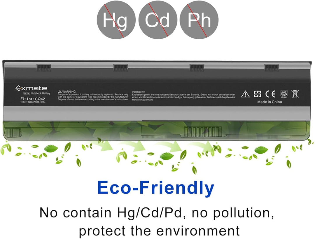 Exmate 5200mAh Akku MU06 MU09 593553-001 593554-001 593562-001 HSTNN-LB0W HSTNN-UB0W, für HP 240/245