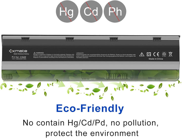 Exmate 5200mAh Akku MU06 MU09 593553-001 593554-001 593562-001 HSTNN-LB0W HSTNN-UB0W, für HP 240/245