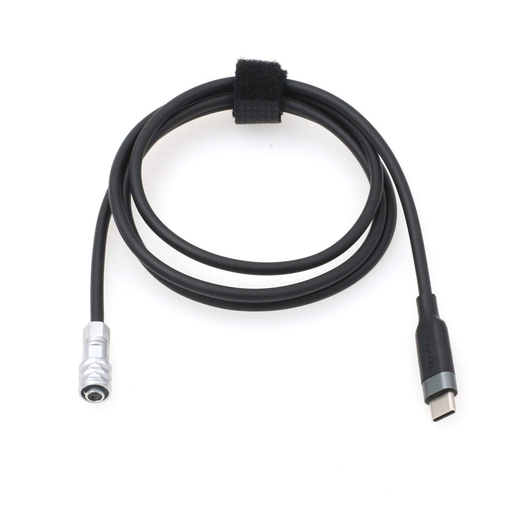 HangTon USB C-Stromkabel für PD Power Bank/DJI RS2 zu Blackmagic Design BMPCC Taschenkamera 4K 6K 3'